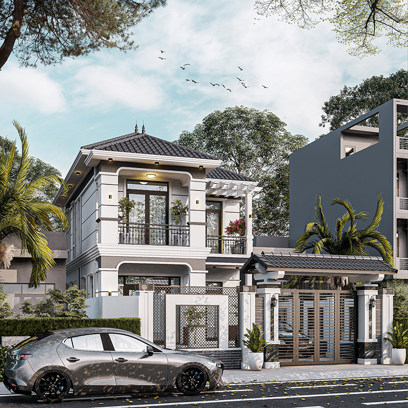 Mẫu biệt thự 2 tầng 5